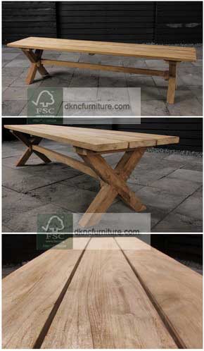 x-leg-bench-180cm-top-plank