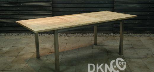rectangular extension table stainless